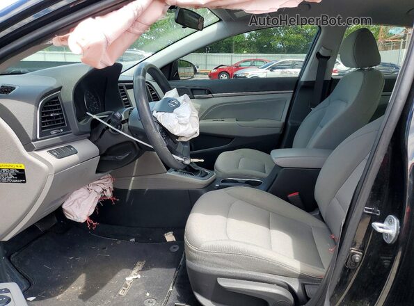 5NPD84LF0HH042328 2017 HYUNDAI ELANTRA Black Front interior view