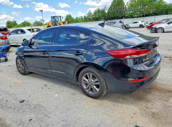 5NPD84LF0HH042328 2017 HYUNDAI ELANTRA Black Rear left