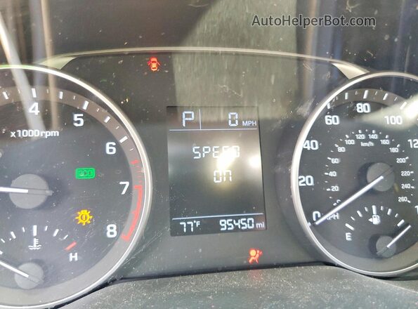 5NPD84LF0HH042328 2017 HYUNDAI ELANTRA Black Instrument cluster view