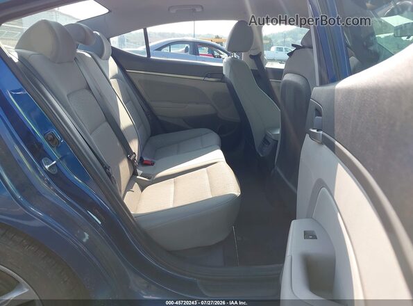 5NPD84LF0HH048470 2017 HYUNDAI ELANTRA Blue Vista de la etiqueta del VIN