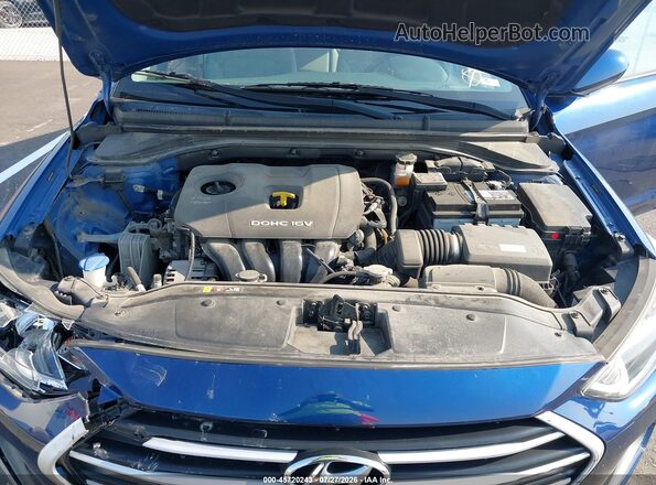 5NPD84LF0HH048470 2017 HYUNDAI ELANTRA Blue Vista trasera