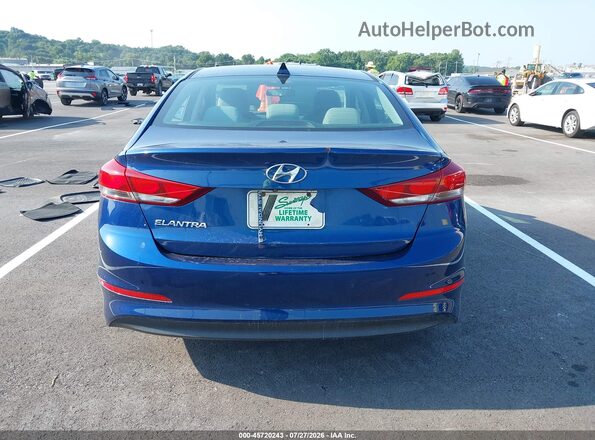 5NPD84LF0HH048470 2017 HYUNDAI ELANTRA Blue 