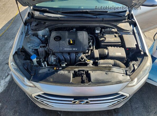 5NPD84LF0HH052387 2017 HYUNDAI ELANTRA Silver უკანა სალონის ხედი