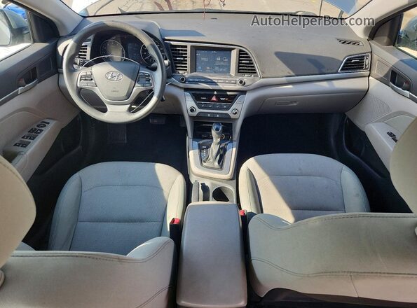 5NPD84LF0HH052387 2017 HYUNDAI ELANTRA Silver წინა პანელის ხედი