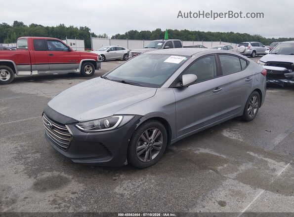 5NPD84LF0HH057492 2017 HYUNDAI ELANTRA Серебряный Передняя левая четверть