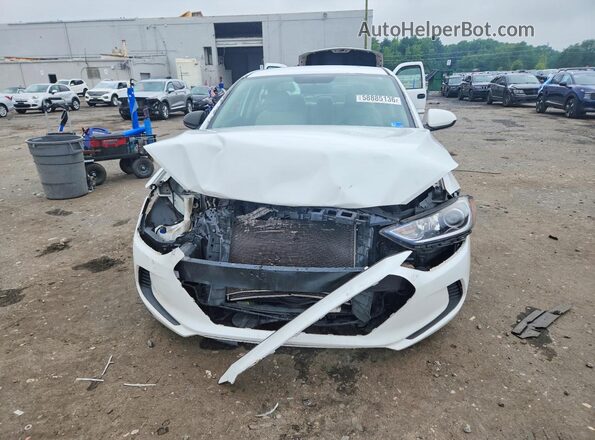5NPD84LF0HH060036 2017 HYUNDAI ELANTRA White Vista frontal