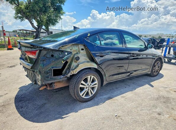 5NPD84LF0HH082859 2017 HYUNDAI ELANTRA Black Tył prawy