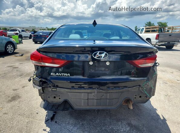 5NPD84LF0HH082859 2017 HYUNDAI ELANTRA Black Widok z tyłu