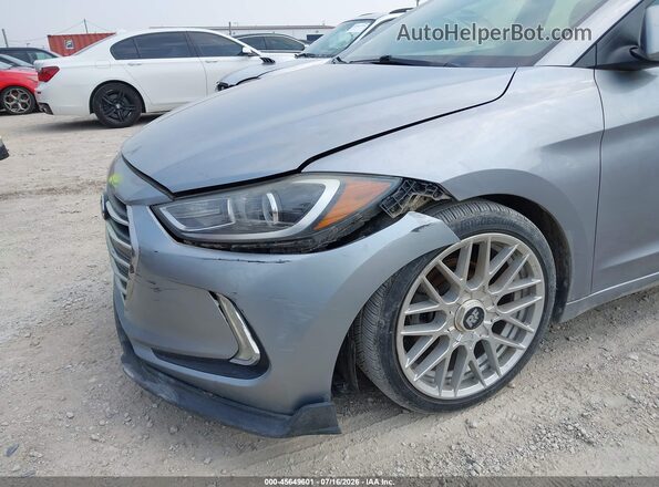 5NPD84LF0HH097846 2017 HYUNDAI ELANTRA Серый Вид спереди