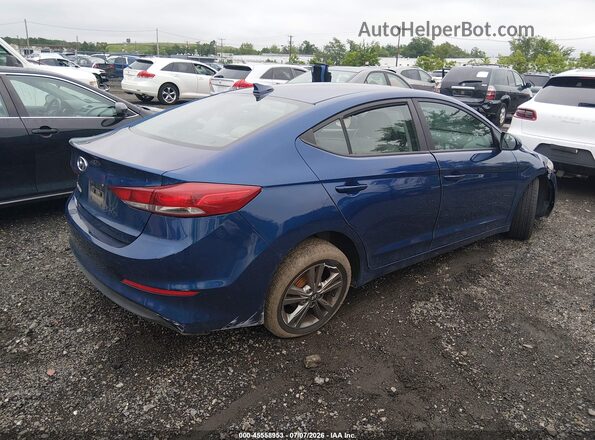 5NPD84LF0HH120428 2017 HYUNDAI ELANTRA Синий Задняя правая четверть