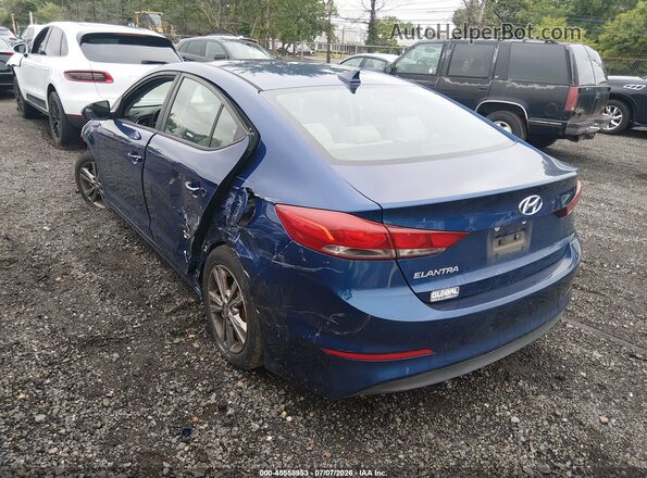 5NPD84LF0HH120428 2017 HYUNDAI ELANTRA Синий Задняя левая четверть