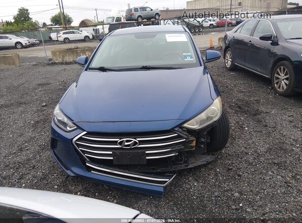 5NPD84LF0HH120428 2017 HYUNDAI ELANTRA Синий Вид щитка приборов