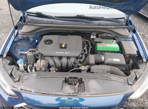 5NPD84LF0HH120428 2017 HYUNDAI ELANTRA Синий Вид сзади