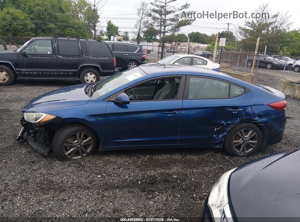 5NPD84LF0HH120428 2017 HYUNDAI ELANTRA Синий Панорамный вид салона 360°