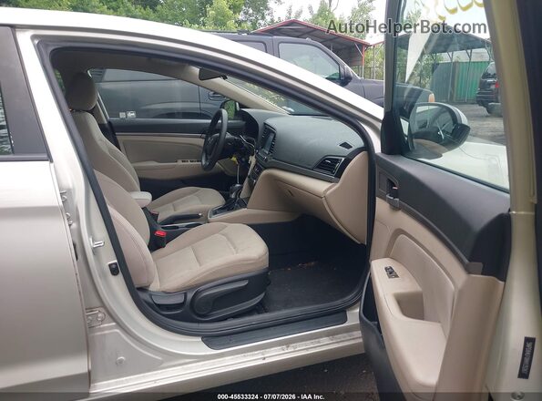 5NPD84LF0HH135267 2017 HYUNDAI ELANTRA Cream Widok wnętrza z przodu