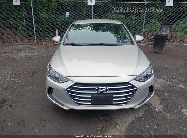 5NPD84LF0HH135267 2017 HYUNDAI ELANTRA Cream Widok wnętrza z tyłu