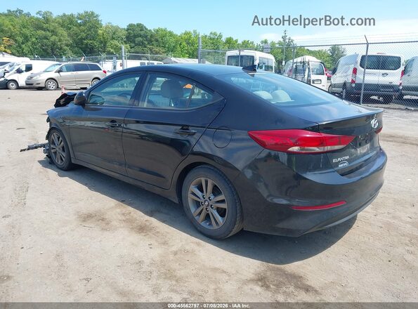 5NPD84LF0HH144485 2017 HYUNDAI ELANTRA Black Հետևի ձախ