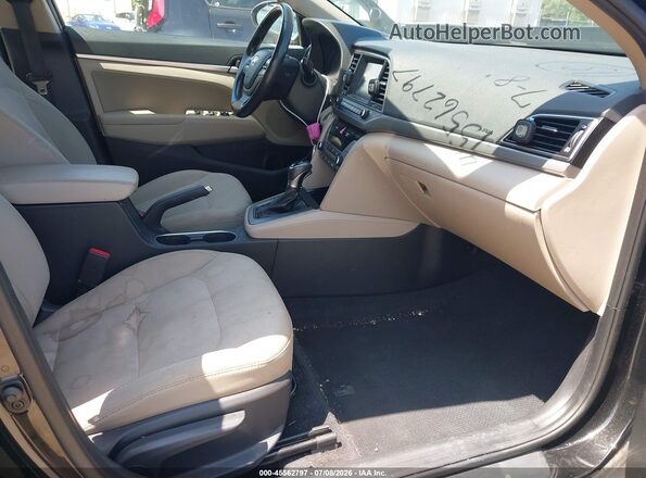 5NPD84LF0HH144485 2017 HYUNDAI ELANTRA Black Սալոնի դիմացի տեսք