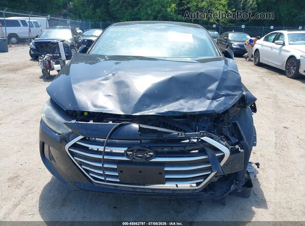 5NPD84LF0HH144485 2017 HYUNDAI ELANTRA Black Սարքավորումների վահանակի տեսք
