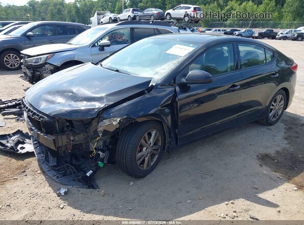 5NPD84LF0HH149010 2017 HYUNDAI ELANTRA Black Front left