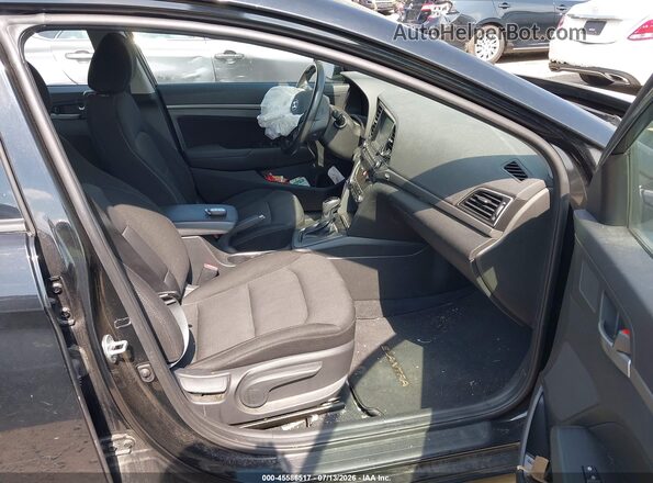 5NPD84LF0HH149010 2017 HYUNDAI ELANTRA Black Front interior view