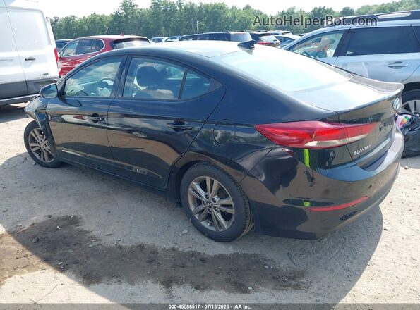 5NPD84LF0HH149010 2017 HYUNDAI ELANTRA Black Rear left