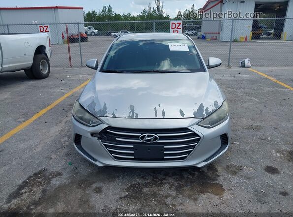 5NPD84LF0HH175011 2017 HYUNDAI ELANTRA Silver Вид задньої частини салону