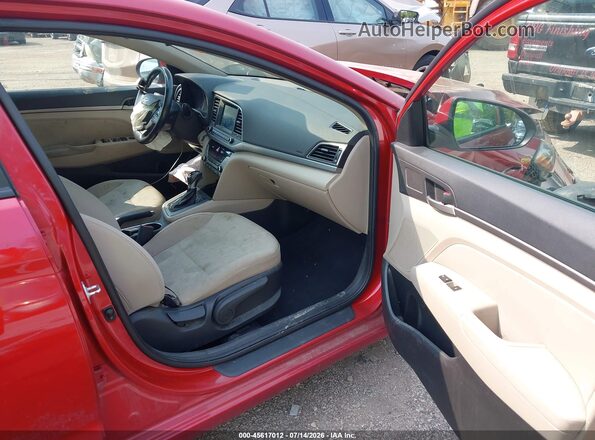 5NPD84LF0HH175090 2017 HYUNDAI ELANTRA Red Սալոնի դիմացի տեսք