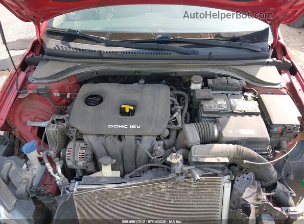 5NPD84LF0HH175090 2017 HYUNDAI ELANTRA Red Հետևի տեսք