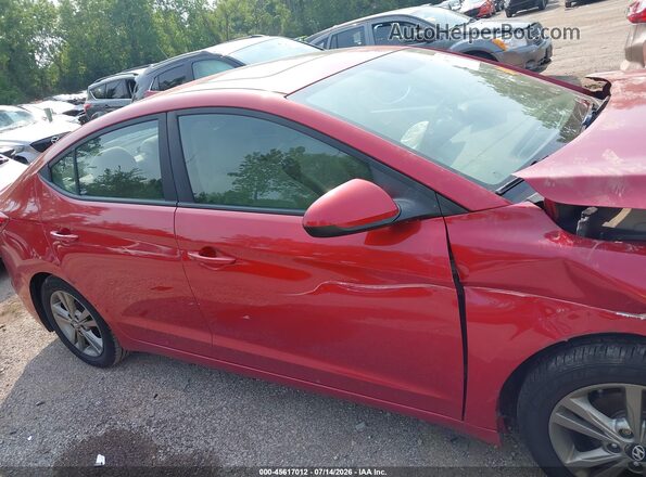 5NPD84LF0HH175090 2017 HYUNDAI ELANTRA Red Սալոնի հետևի տեսք