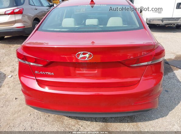 5NPD84LF0HH175090 2017 HYUNDAI ELANTRA Red 