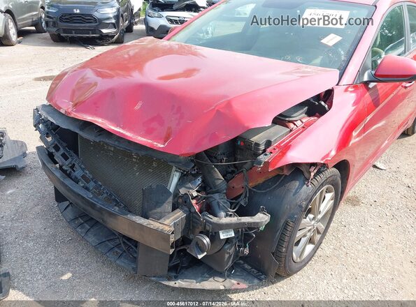 5NPD84LF0HH175090 2017 HYUNDAI ELANTRA Red Դիմացի տեսք