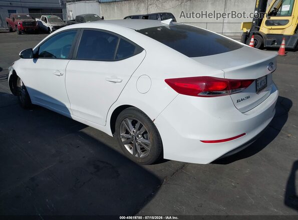 5NPD84LF0HH187661 2017 HYUNDAI ELANTRA White Trasero izquierdo