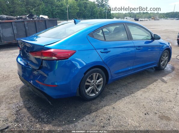 5NPD84LF0HH194545 2017 HYUNDAI ELANTRA Blue Հետևի աջ