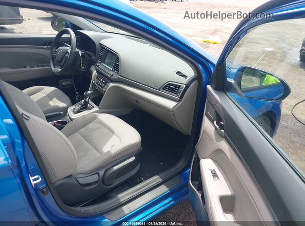 5NPD84LF0HH194545 2017 HYUNDAI ELANTRA Blue Սալոնի դիմացի տեսք
