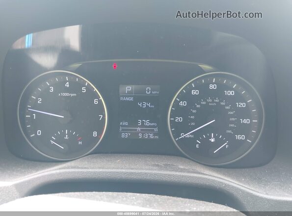 5NPD84LF0HH194545 2017 HYUNDAI ELANTRA Blue Հետևի նստատեղերի տեսք