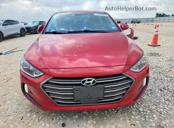 5NPD84LF0HH208072 2017 HYUNDAI ELANTRA Red Вид спереду