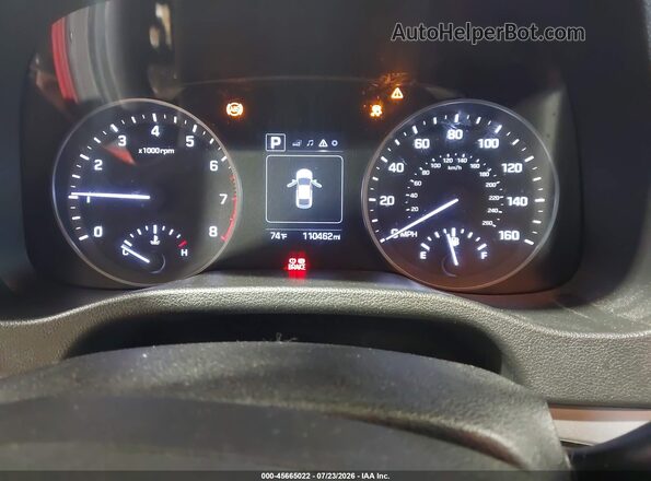5NPD84LF0JH214394 2018 HYUNDAI ELANTRA Red უკანა სავარძლების ხედი