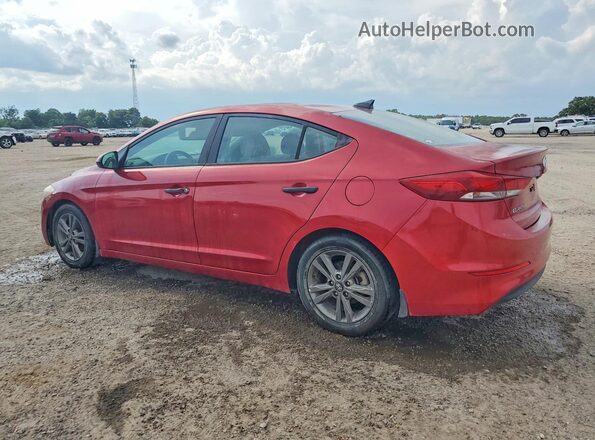 5NPD84LF0JH234547 2018 HYUNDAI ELANTRA Red უკანა მარცხენა