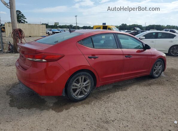 5NPD84LF0JH234547 2018 HYUNDAI ELANTRA Red უკანა მარჯვენა