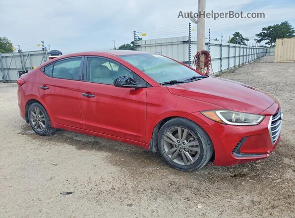 5NPD84LF0JH234547 2018 HYUNDAI ELANTRA Red წინა მარჯვენა