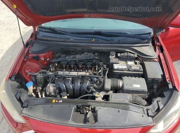5NPD84LF0JH234547 2018 HYUNDAI ELANTRA Red უკანა სალონის ხედი
