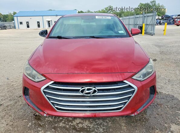 5NPD84LF0JH234547 2018 HYUNDAI ELANTRA Red წინა ხედი