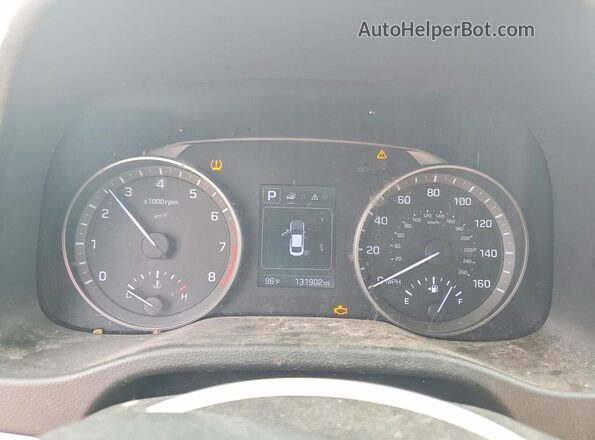 5NPD84LF0JH234547 2018 HYUNDAI ELANTRA Red ხელსაწყოთა პანელის ხედი