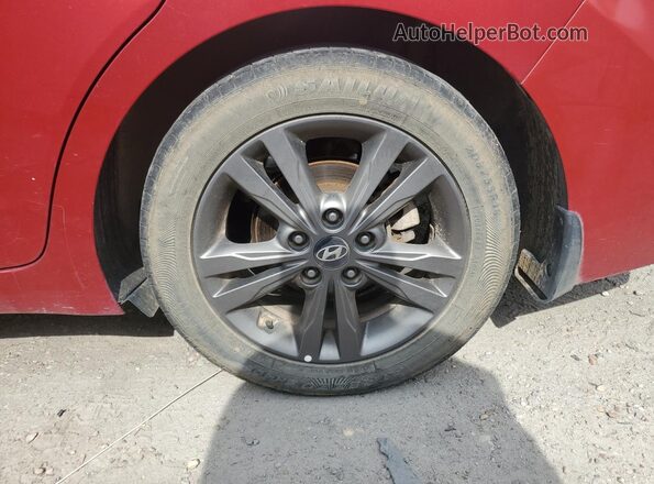 5NPD84LF0JH234547 2018 HYUNDAI ELANTRA Red 