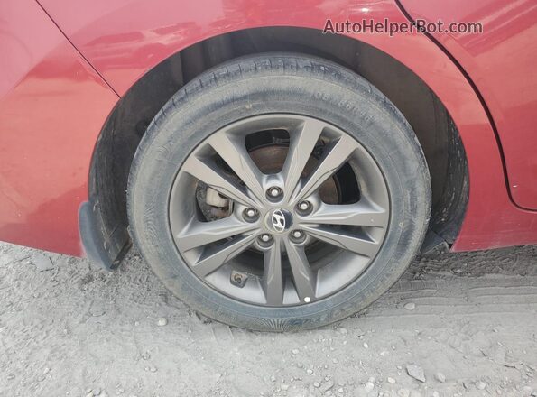 5NPD84LF0JH234547 2018 HYUNDAI ELANTRA Red 