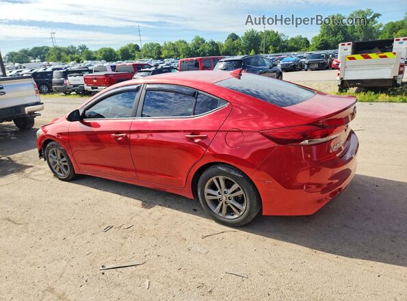 5NPD84LF0JH243765 2018 HYUNDAI ELANTRA Красный Задняя левая четверть