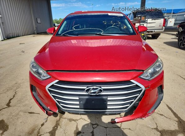 5NPD84LF0JH243765 2018 HYUNDAI ELANTRA Красный Вид спереди