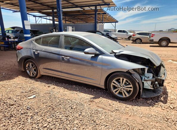 5NPD84LF0JH246696 2018 HYUNDAI ELANTRA Silver Front right