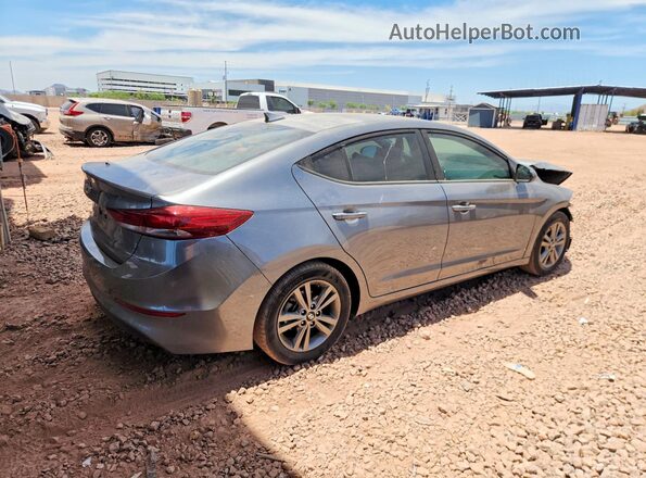 5NPD84LF0JH246696 2018 HYUNDAI ELANTRA Silver Rear right